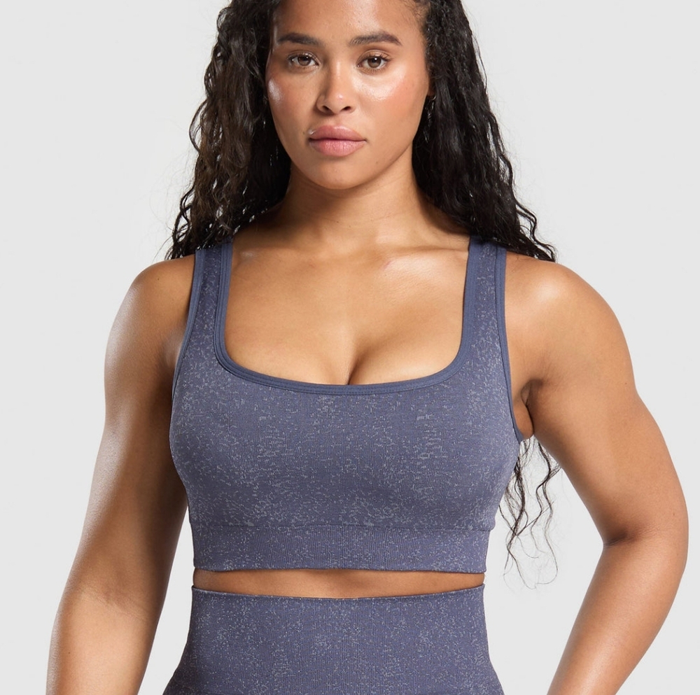 Gymshark Adapt Fleck Sports Bra Size‎ Small Purple NWT In Packaging